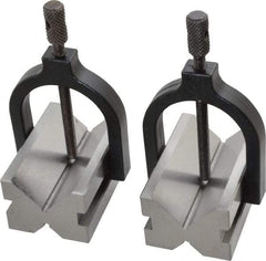 Value Collection - 17.46 to 1-1/2" Capacity, 90° Angle, Tool Steel V-Block - 2-3/4" Long x 1-3/4" Wide x 1-7/16" High, Sold as 2 Block Set - Exact Tool & Supply
