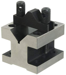 Value Collection - 1-3/16" Max Capacity, 90° Angle, Hardened Steel V-Block - 2-3/8" Long x 2-3/8" Wide x 2" High, Sold as Individual - Exact Tool & Supply