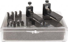 SPI - 0.03 to 9/32" Capacity, 90° Angle, V-Block - Includes 2 Super Wee Blocks, 5 Upper Prisms, Bridges, Fitted Case, Sold as 2 Block Set - Exact Tool & Supply