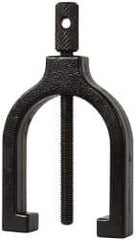 Value Collection - 1-1/4 Inch Max Capacity of V, 2 Inch Long x 1-1/2 Inch Wide x 1-1/2 Inch High, V-Block Clamp - 90° V Angle, Cast Iron Clamp, Use with Series 030 V-Block - Exact Tool & Supply