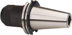 Kennametal - CAT50 Taper Shank 1-1/4" Hole End Mill Holder/Adapter - 2-1/2" Nose Diam, 4" Projection, 1-8 Drawbar, Through-Spindle & DIN Flange Coolant - Exact Tool & Supply