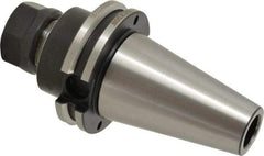 Kennametal - 0.51mm to 13mm Capacity, 2-1/2" Projection, CAT40 Taper Shank, ER20 Collet Chuck - 5.187" OAL - Exact Tool & Supply