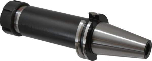 Kennametal - 2.03mm to 20mm Capacity, 6" Projection, CAT40 Taper Shank, ER32 Collet Chuck - 8.687" OAL - Exact Tool & Supply
