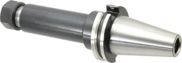 Kennametal - 0.51mm to 13mm Capacity, 6" Projection, CAT40 Taper Shank, ER20 Collet Chuck - 8.687" OAL - Exact Tool & Supply