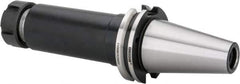 Kennametal - 1.02mm to 16mm Capacity, 6" Projection, CAT40 Taper Shank, ER25 Collet Chuck - 8.687" OAL - Exact Tool & Supply