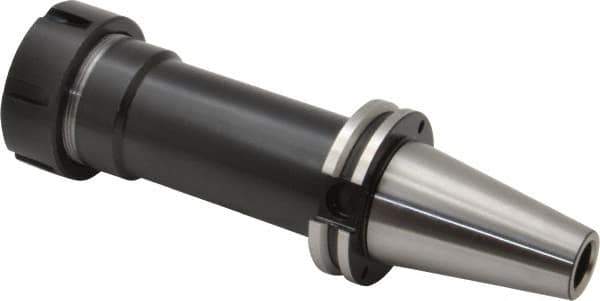 Kennametal - 3.05mm to 26mm Capacity, 6" Projection, CAT40 Taper Shank, ER40 Collet Chuck - 8.687" OAL - Exact Tool & Supply
