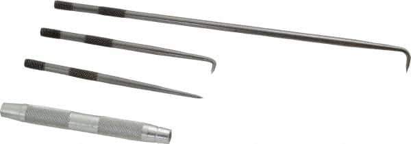 General - 6" OAL Straight/Bent Scriber - Carbide Point with Interchangeable Point - Exact Tool & Supply