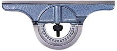 PEC Tools - 12 Inch Long Blade, Reversible Combination Square Protractor Head - Powder Coated, Cast Iron - Exact Tool & Supply