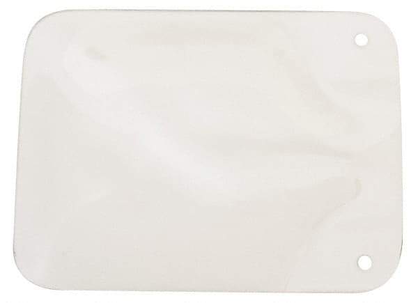 PRO-SAFE - Polycarbonate Flat Shield - 16" Wide x 20" Long x 1/8" Thick, Magnetic Base, For General Purpose Use - Exact Tool & Supply