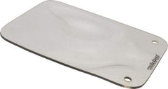 PRO-SAFE - Polycarbonate Concave Shield - 6" Wide x 8" Long x 1/8" Thick, Magnetic Base, For General Purpose Use - Exact Tool & Supply
