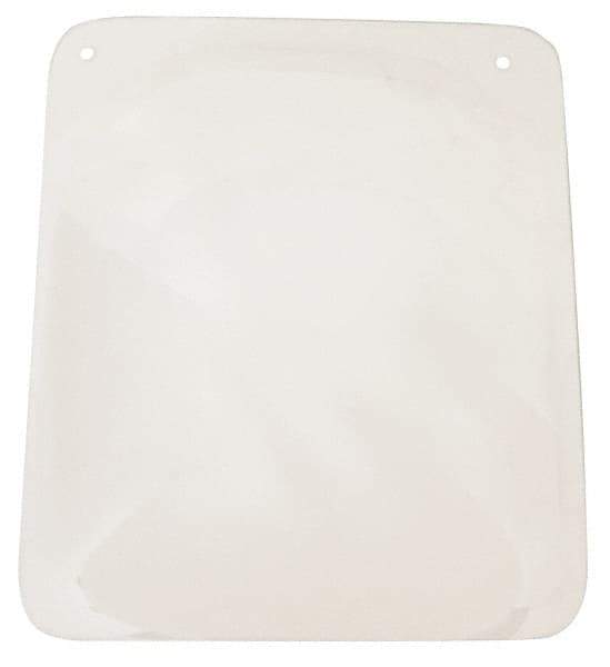 PRO-SAFE - Polycarbonate Concave Shield - 10" Wide x 12" Long x 1/8" Thick, Magnetic Base, For General Purpose Use - Exact Tool & Supply