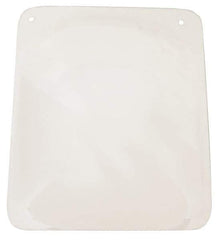PRO-SAFE - Polycarbonate Concave Shield - 10" Wide x 12" Long x 1/8" Thick, Magnetic Base, For General Purpose Use - Exact Tool & Supply