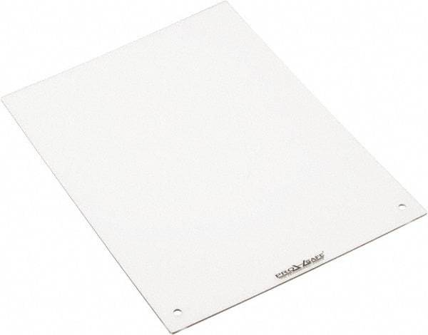 PRO-SAFE - Polycarbonate Flat Shield - 12" Wide x 16" Long x 1/8" Thick, Magnetic Base, For General Purpose Use - Exact Tool & Supply