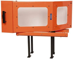 Flexbar - 10 to 40 Inch Max Chuck Size, Lathe Guard - 19-3/4 Inch Wide - Exact Tool & Supply