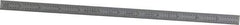 TESA Brown & Sharpe - 12" Long, 1/64, 1/32, 1/16, 1/8" Graduation, Flexible Steel Rule - 4R Graduation Style, 1/2" Wide, Silver, Satin Chrome Finish - Exact Tool & Supply