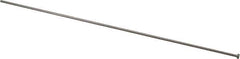 Gibraltar - 2.2mm Pin Diam, 4mm Head Diam x 2mm Head Height, 250mm OAL, Straight Ejector Pin - Steel, 248mm Pin Length - Exact Tool & Supply