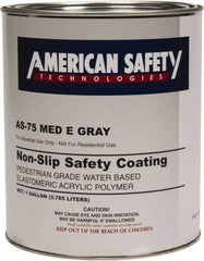 American Safety Technology - 1 Gal Gray Antislip Epoxy - Exact Tool & Supply