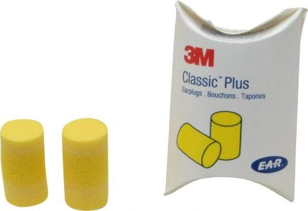 3M - Disposable, Uncorded, 33 dB, Barrel Earplugs - Yellow, 200 Pairs - Exact Tool & Supply