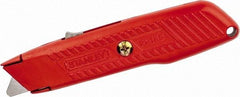 Stanley - Retractable Utility Knife - Orange Handle, 1 Blade Included - Exact Tool & Supply