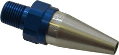 Vortec - Blow Gun OSHA Air Saver Nozzle - 1/8 NPT, 1-7/8" Long, Aluminum - Exact Tool & Supply