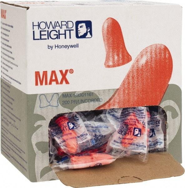 Howard Leight - Disposable, Uncorded, 33 dB, Contoured & Bell Earplugs - Assorted Colors, 200 Pairs - Exact Tool & Supply