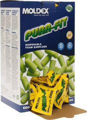 Moldex - Disposable, Uncorded, 33 dB, Taper End Earplugs - Bright Green - Exact Tool & Supply