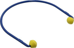 3M - Reusable, Banded, 17 dB Earplugs - Yellow, 1 Band, 1 Pair of Pods - Exact Tool & Supply