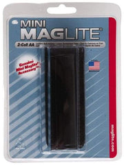 Mag-Lite - Leather Mini/Pocket Flashlight Belt Holster - Black, Compatible with Maglite AA Batteries - Exact Tool & Supply