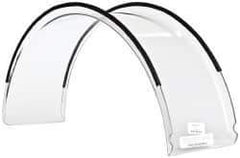 Flexbar - 24 Inch Long x 8 Inch Wide x 24 Inch High/Thick Lexan Replacement Shield - For Use With Flexbar - Latheguard Shield - Exact Tool & Supply