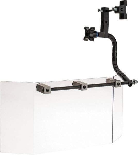 Flexbar - Milling Machine Guards Type: Visor Guard with Base Shield Width (Inch): 8 - Exact Tool & Supply