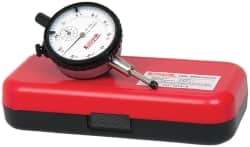 SPI - 1/2" Range, 0-25-0, 0-50 Dial Reading, 0.0005" Graduation Dial Drop Indicator - 2-1/4" Dial, 0.1" Range per Revolution, Revolution Counter, Includes NPL Traceability Certification - Exact Tool & Supply