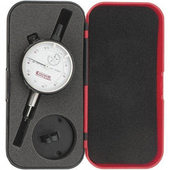 SPI - 0.2" Range, 0-100, 0-50-0 Dial Reading, 0.0001" Graduation Dial Drop Indicator - 2-1/4" Dial, 0.01" Range per Revolution, Revolution Counter, Includes NPL Traceability Certification - Exact Tool & Supply