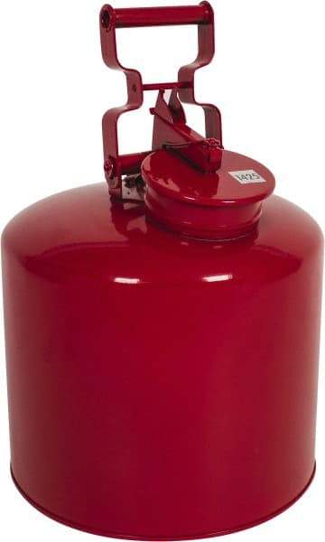 Eagle - Safety Disposal Cans Capacity (Gal.): 5.00 Material: Galvanized Steel - Exact Tool & Supply