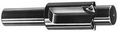 Cutting Tool Technologies - 1-9/16 Inch Diameter, Solid Pilot, Straight 3/4 Inch Shank Diameter, 3 Insert, Indexable Counterbore - 5 Inch Overall Length, TPGH Insert - Exact Tool & Supply