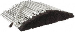 Made in USA - 3/4" Long x 3/8" Wide Horsehair Acid Brush - 6" Overall Length, Tin Handle, For Use with Flux & Solvents - Exact Tool & Supply
