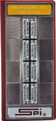 SPI - 0.4 to 50 RA micro m Surface Finish, Nickel, Surface Finish Comparator - Exact Tool & Supply