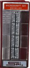 SPI - 0.4 to 50 RA micro m Surface Finish, Nickel, Surface Finish Comparator - Exact Tool & Supply