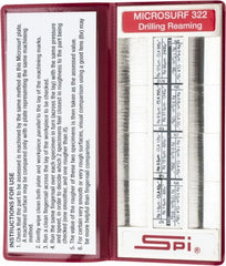 SPI - 0.4 to 12.5 RA micro m Surface Finish, Nickel, Surface Finish Comparator - Exact Tool & Supply