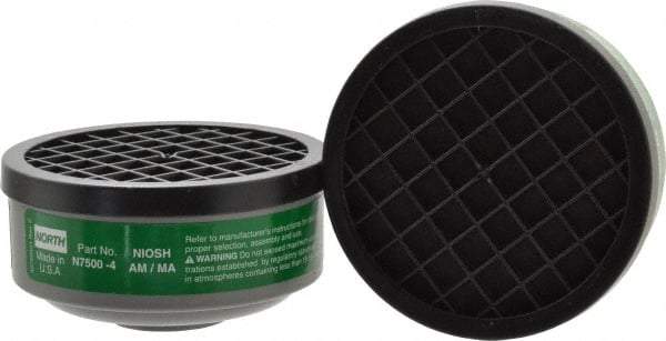 North - Green Cartridge - Series 7700, Protects Against Ammonia, Methylamine - Exact Tool & Supply