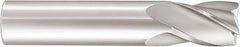 SGS - 3mm, 6mm LOC, 3mm Shank Diam, 38mm OAL, 4 Flute, Solid Carbide Square End Mill - Single End, TiCN Finish, Spiral Flute, 30° Helix, Centercutting, Right Hand Cut, Right Hand Flute, Series 16M - Exact Tool & Supply