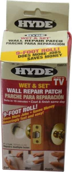 Hyde Tools - Drywall/Plaster Repair - White, 5" x 3 Yd ( 540 Sq In ) Coverage - Exact Tool & Supply