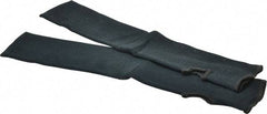 Ringers Gloves - Size Universal, Black Kevlar Cut Resistant Sleeve - 18" Long Sleeve, Elastic Opening at Both Ends, Made with Thumb Hole - Exact Tool & Supply