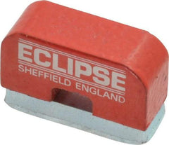 Eclipse - 5/16" Overall Width, 7/8" Deep, 7/16" High, 1 Lb Average Pull Force, Alnico Horseshoe Magnet - 550°C Operating Temprature, 1/4" Gap Width, 5/16" Pole Width, Grade 5 Alnico - Exact Tool & Supply