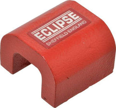 Eclipse - 0 Hole, 2-7/16" Overall Width, 2-3/8" Deep, 1-13/64" High, 76 Lb Average Pull Force, Alnico Power Magnets - 14.28mm Pole Width, 550°C Max Operating Temp, Grade 5 Alnico - Exact Tool & Supply