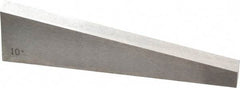 Value Collection - 10° Angle, 3 Inch Long, Angle Block - 55 RC Hardness - Exact Tool & Supply