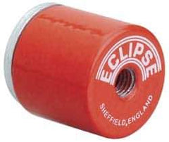 Eclipse - 11/16" Diam, 10-32 Thread, 3 Lb Average Pull Force, Mild Steel, Alnico Pot Magnets - 220°C Max Operating Temp, 5/8" High, Grade 5 Alnico - Exact Tool & Supply