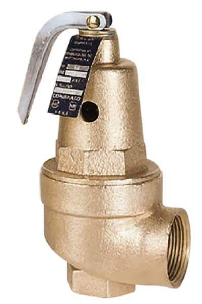 Conbraco - 1" Inlet, 1" Outlet, ASME Safety Relief Valve - 30 Max psi, 1,339,000 BTUs - Exact Tool & Supply