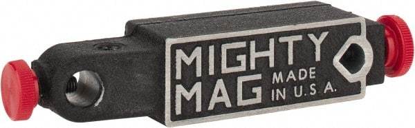 Made in USA - 4-1/2" Long x 1" Wide x 1-1/4" High Magnetic Indicator Base - 45 Lb Magnetic Pull - Exact Tool & Supply