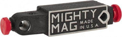 Made in USA - 4-1/2" Long x 1" Wide x 1-1/4" High Magnetic Indicator Base - 45 Lb Magnetic Pull - Exact Tool & Supply