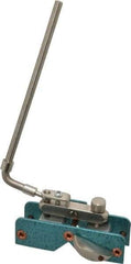 Value Collection - Fine Adjustment Indicator Positioner & Holder with Base - Rod, Rectangular Base, 1" Base Height, 3-1/2" Base Length, 1-1/8" Base Width - Exact Tool & Supply